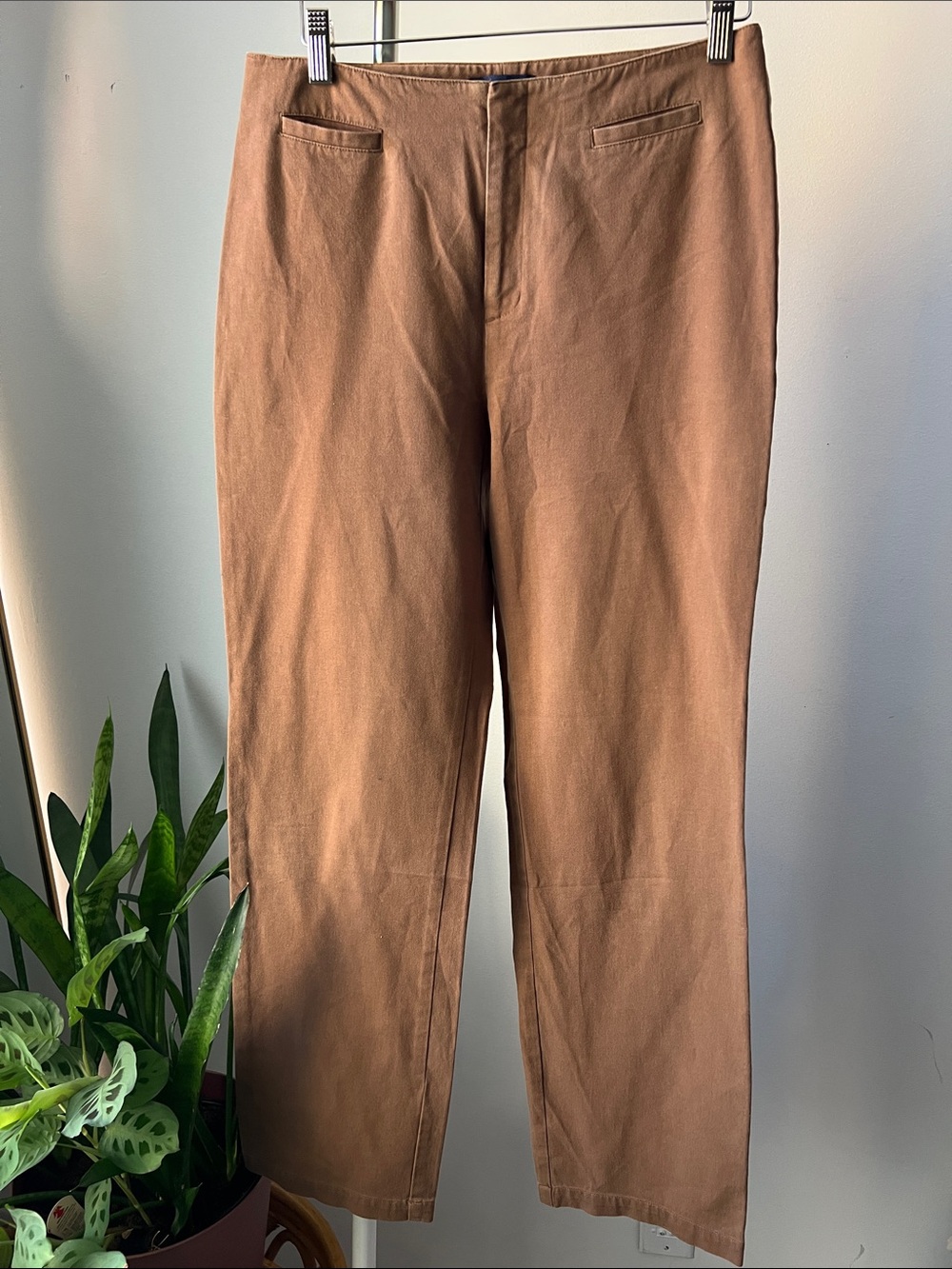 Dockers stretch Straight-Leg Chino Pants in Warm Brown M